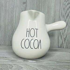 Rare htf Rae Dunn HOT COCOA Pot pitcher cooking kitchen accessories decoration